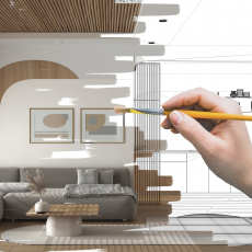 Наброски дизайна интерьера